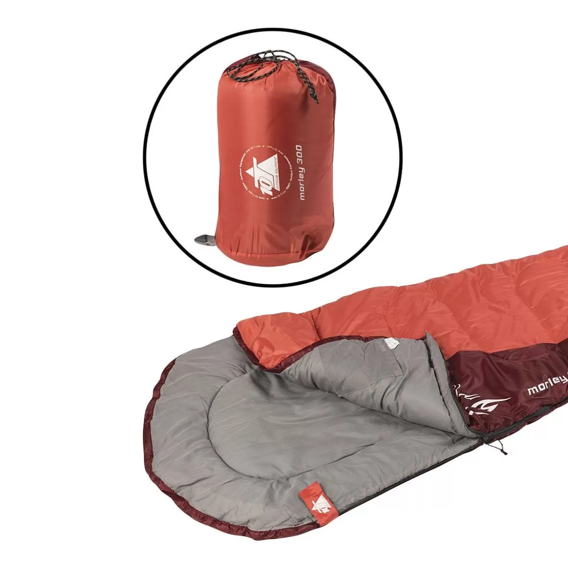 Mil-Tec Sleeping Gear> 10-T Mummy Sleeping Bag Morley 300