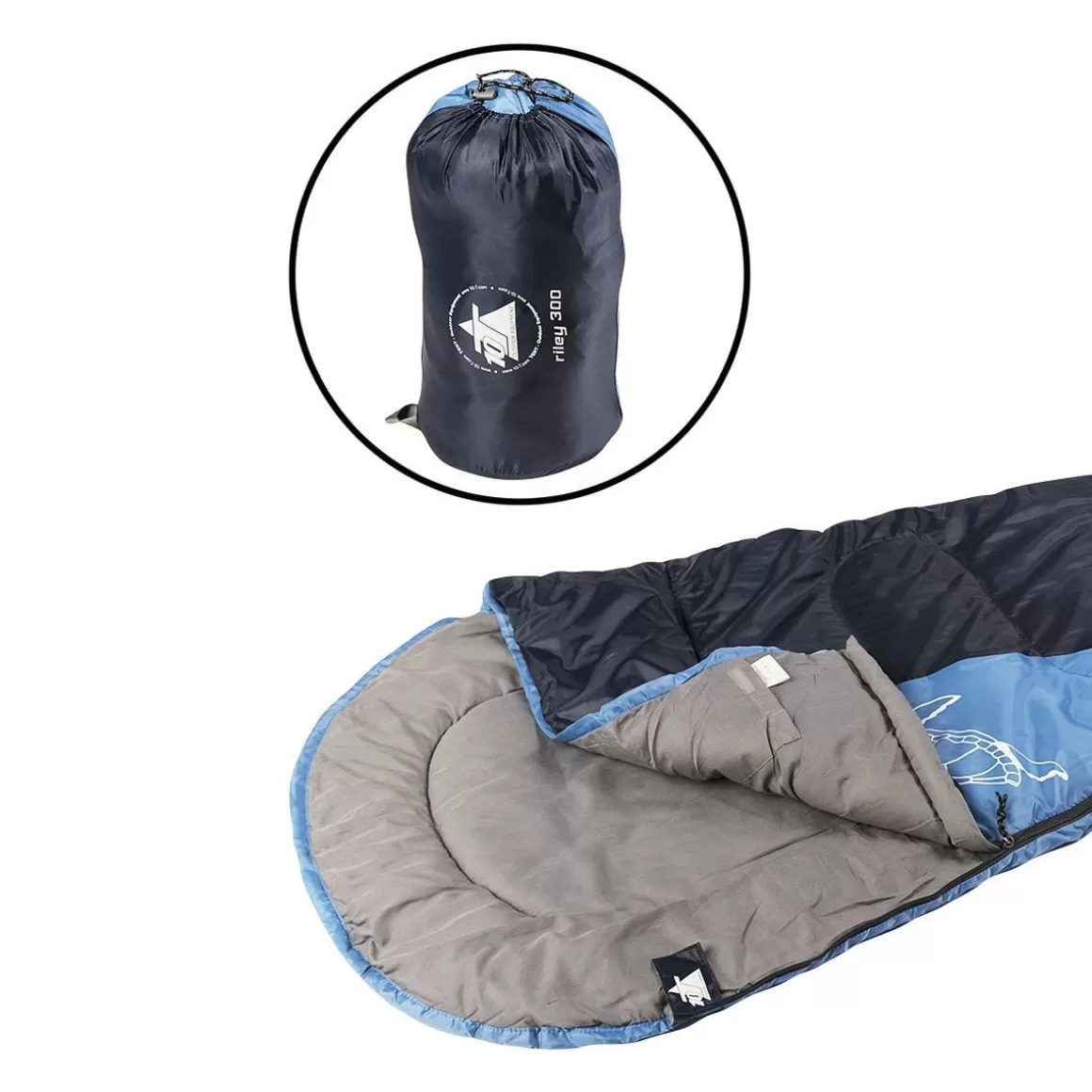 Mil-Tec Sleeping Gear> 10-T Mummy Sleeping Bag Riley 300