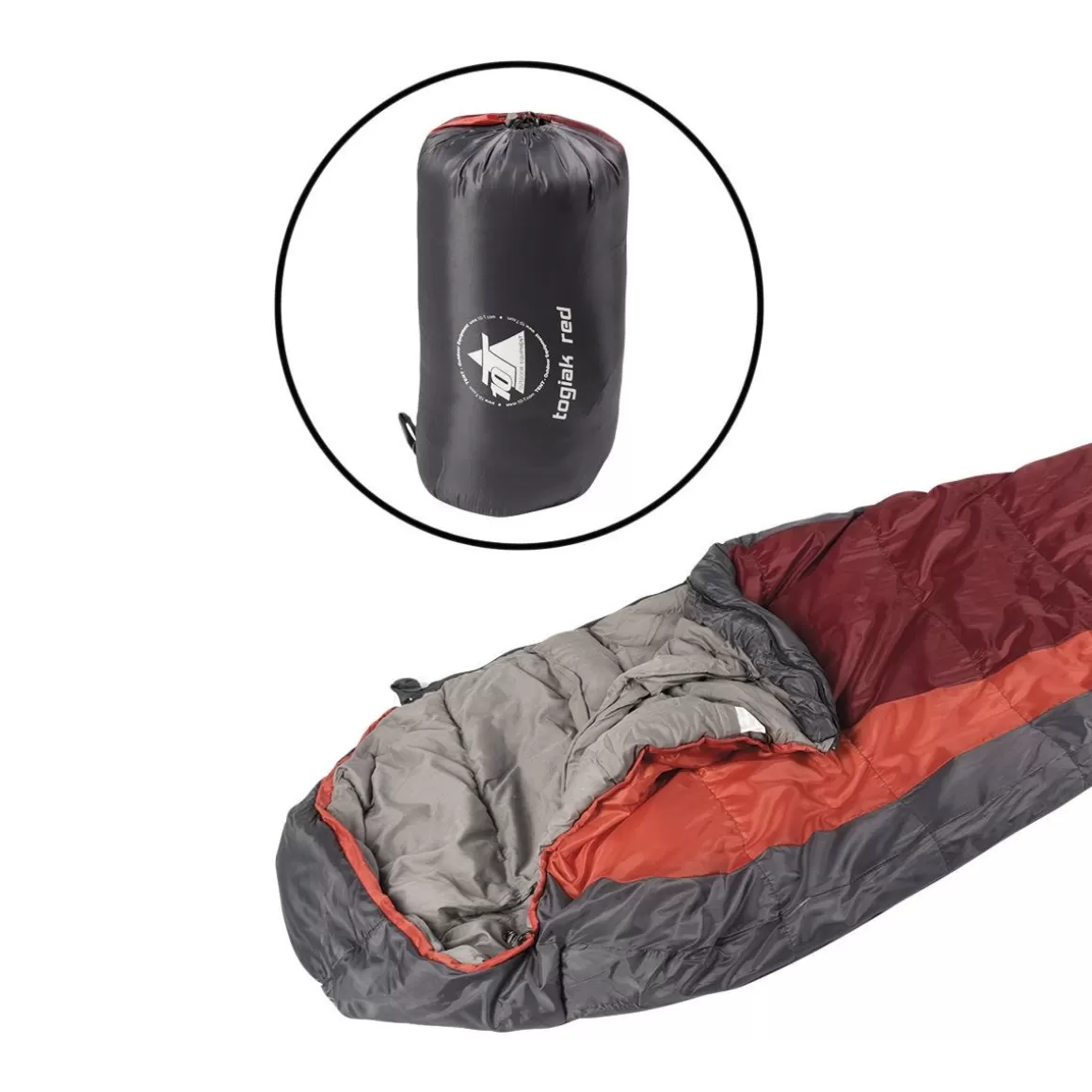 Mil-Tec Sleeping Gear> 10-T Mummy Sleeping Bag Togiak Red