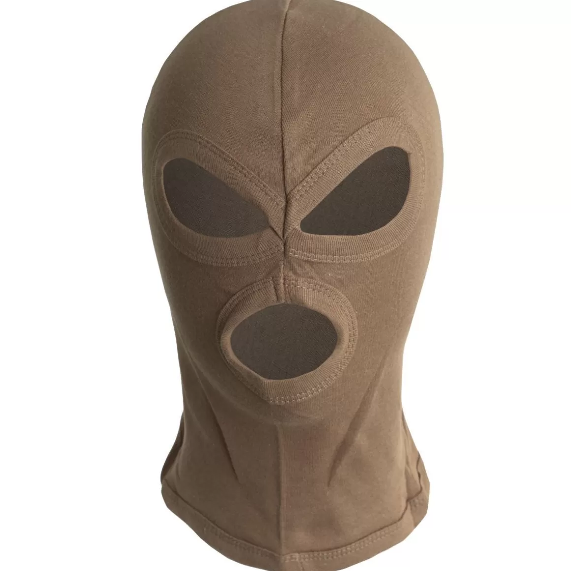 Highlander Headwear>Mil-Tec 3 Hole Fiine-Tibbed Balaclava Coyote