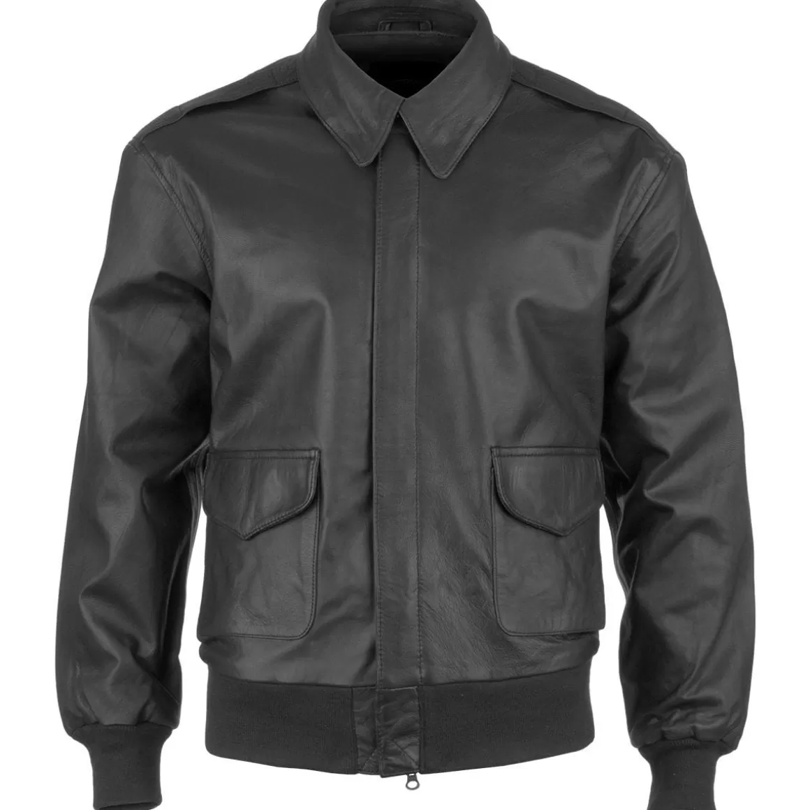 Mil-Tec Jackets & Coats> A-2 Leather Flight Jacket Black