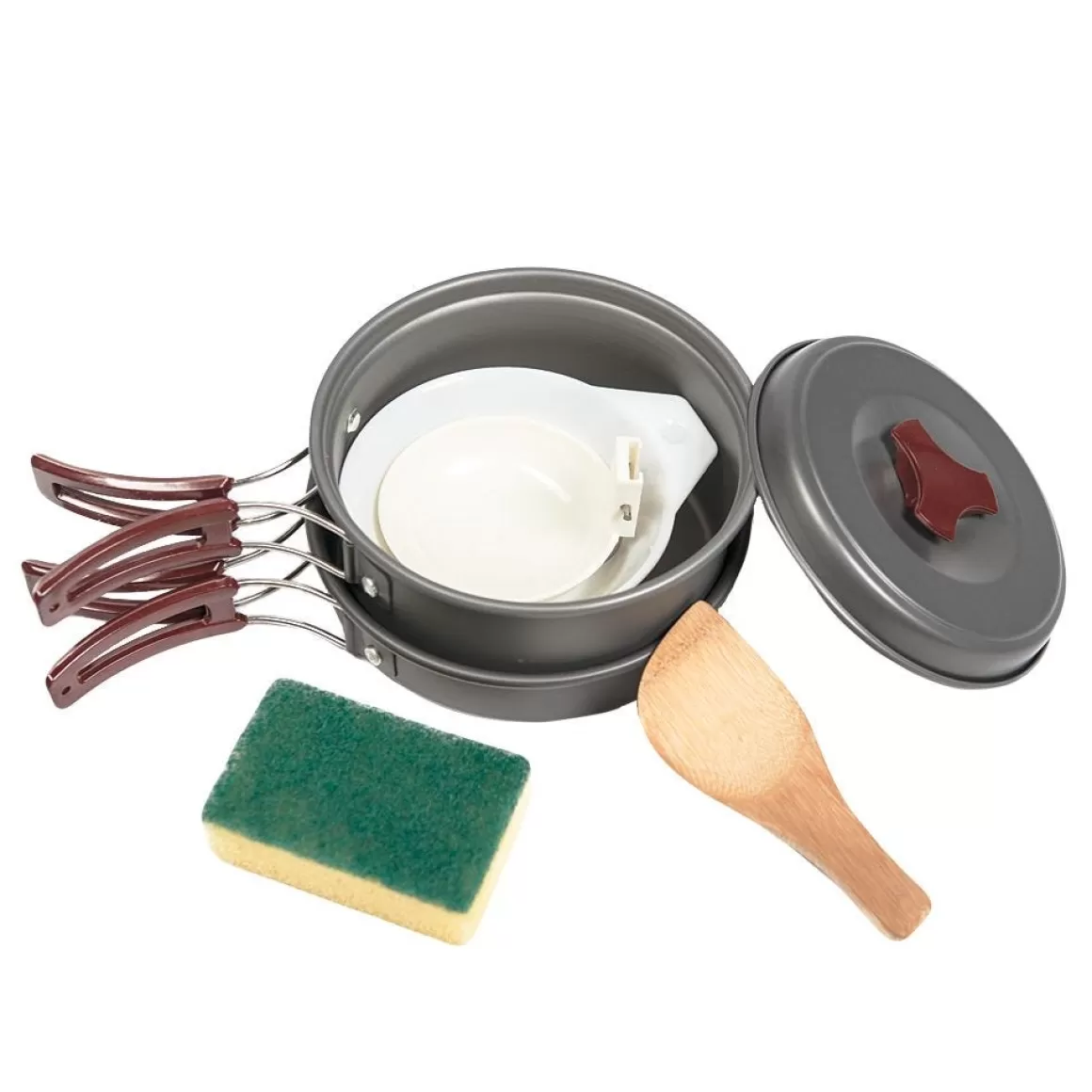 Mil-Tec Cooking & Eating> Andonized Aluminium 2 Person Cook Set