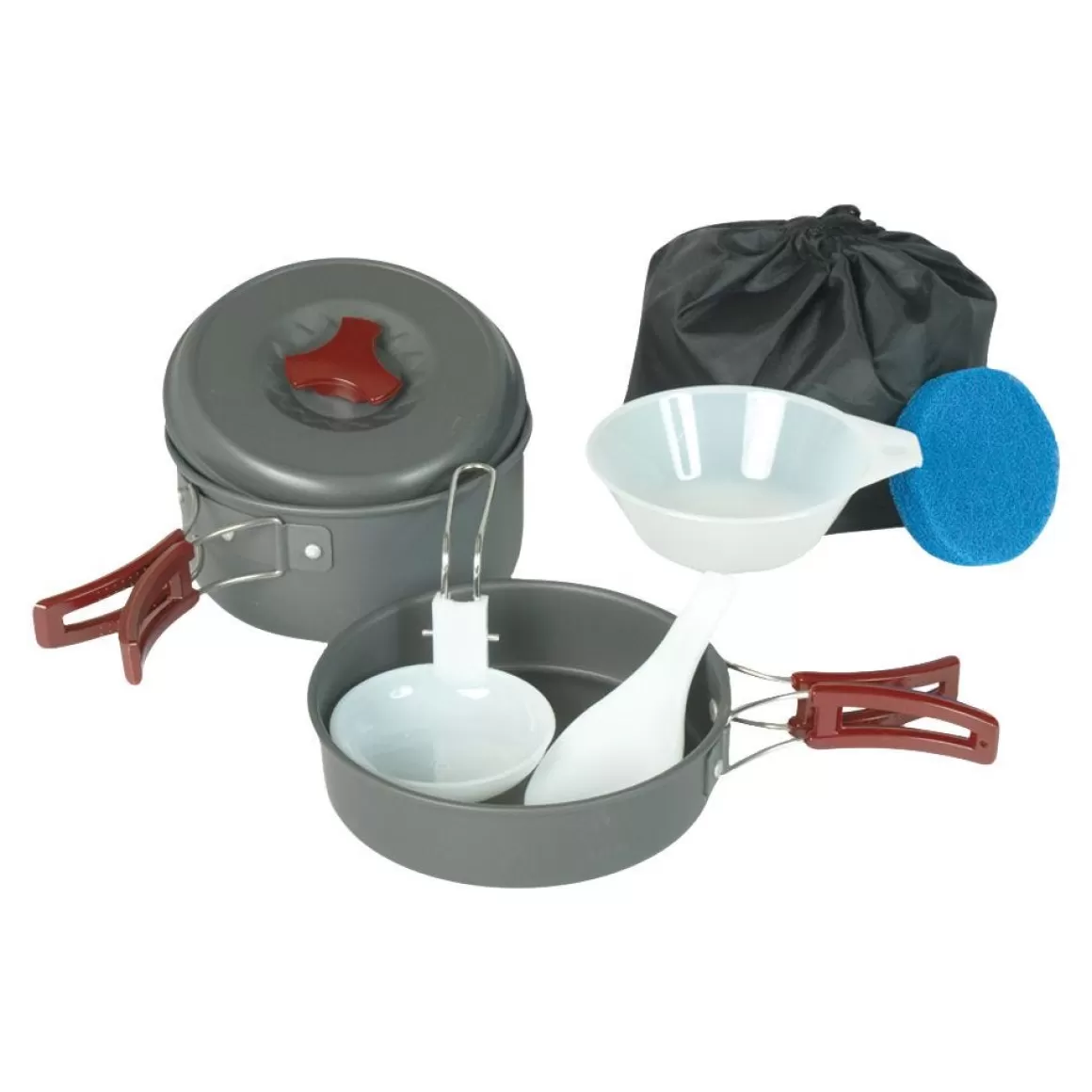 Mil-Tec Cooking & Eating> Anodized Aluminium 1 Person Cook Set