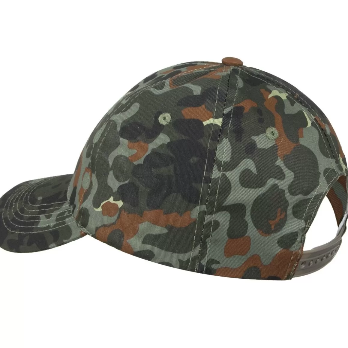 Pentagon Headwear>Mil-Tec Baseball Cap With Plastic Band Flecktarn