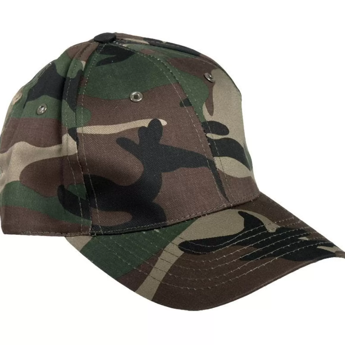 Swiss Eye Headwear>Mil-Tec Baseball Cap With Plastic Band Woodland