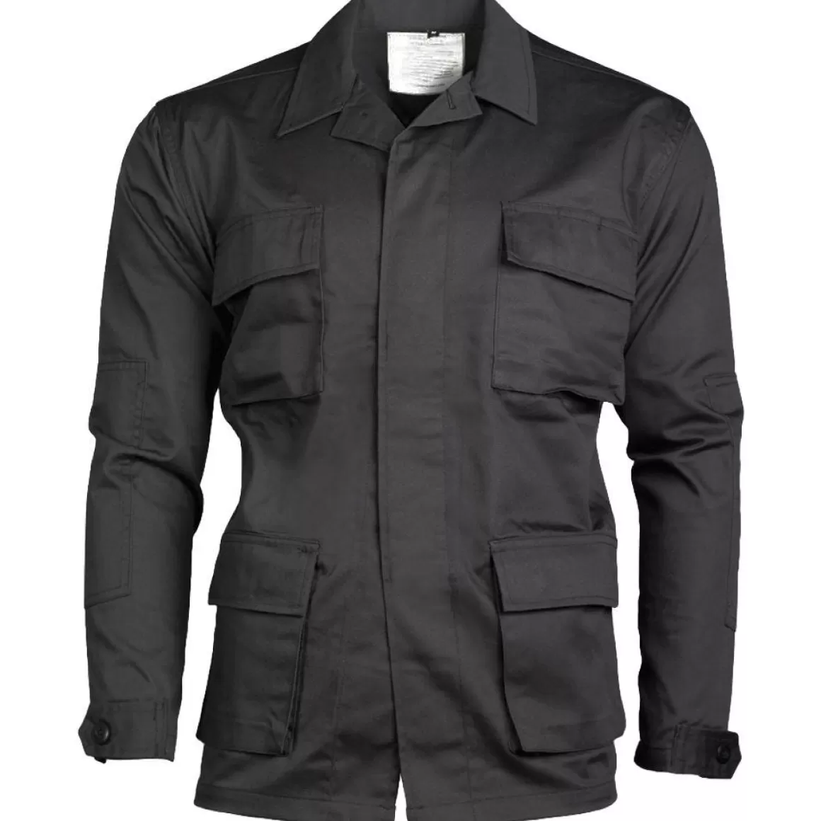 Brandit Combat Uniforms>Mil-Tec Bdu Combat Shirt Black