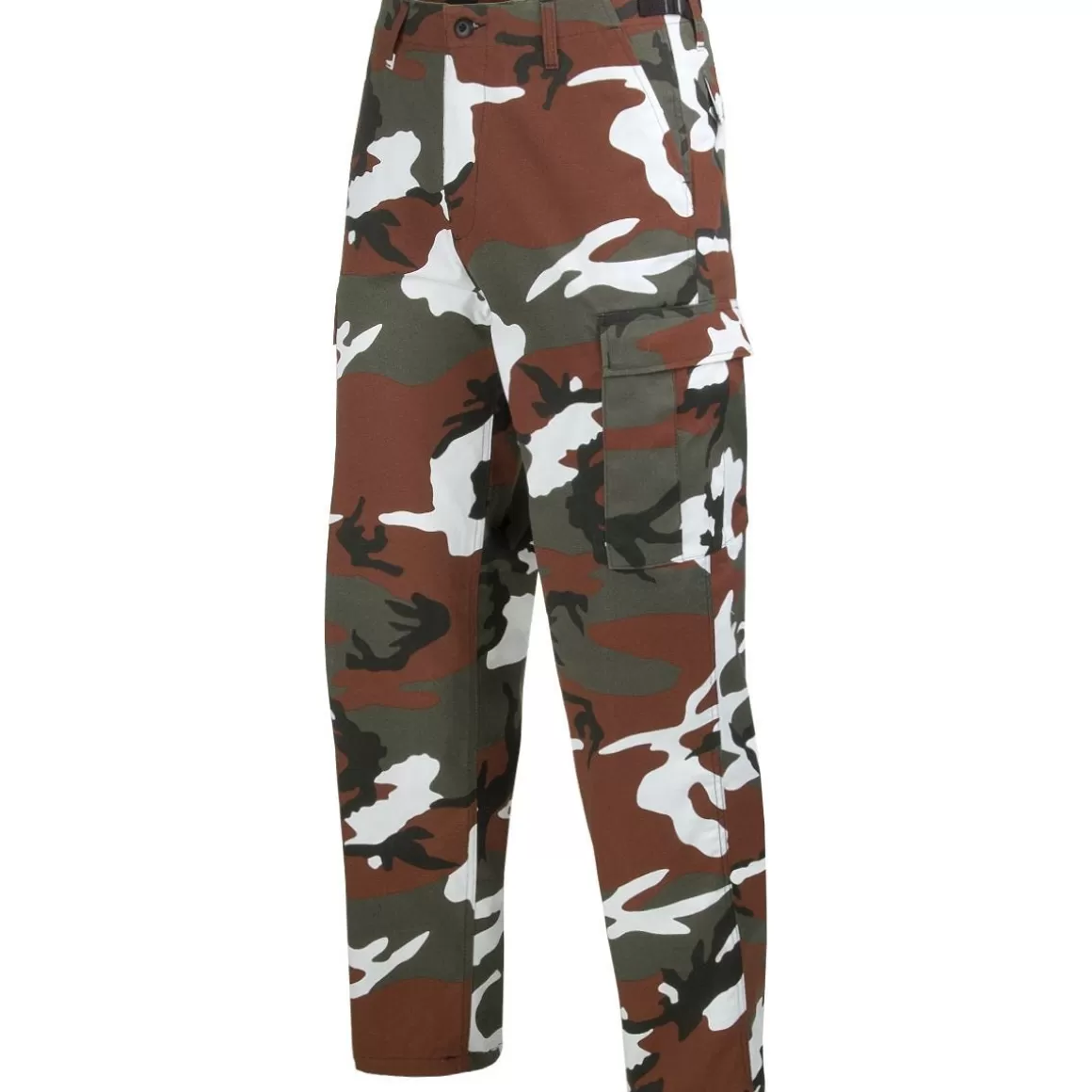 Mil-Tec Trousers> Bdu Ranger Combat Trousers Red Camo