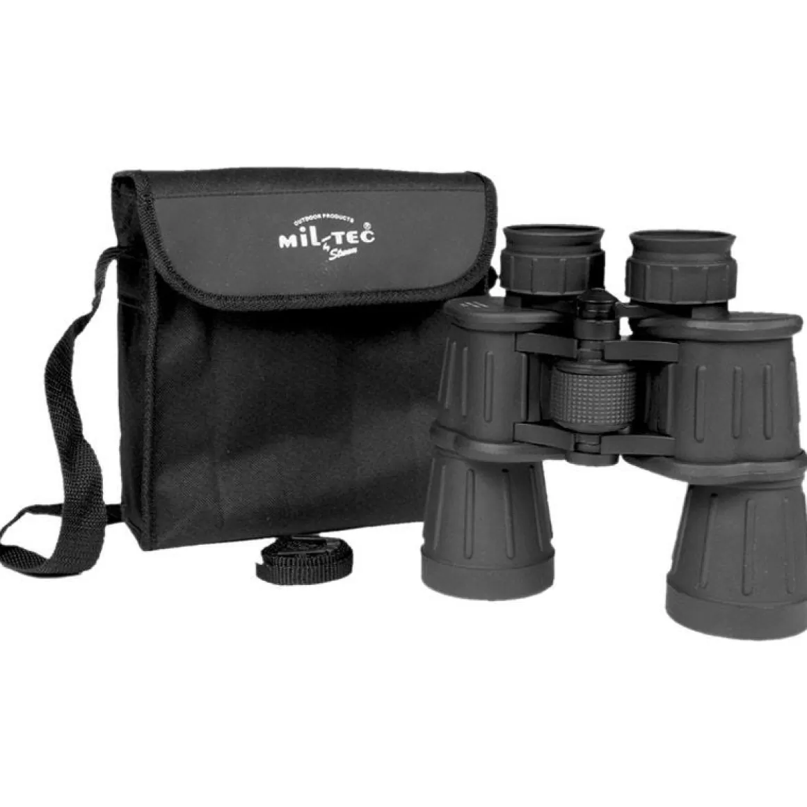 Mil-Tec Monoculars & Binoculars> Binocular 7X50 With Rubber Coated Black