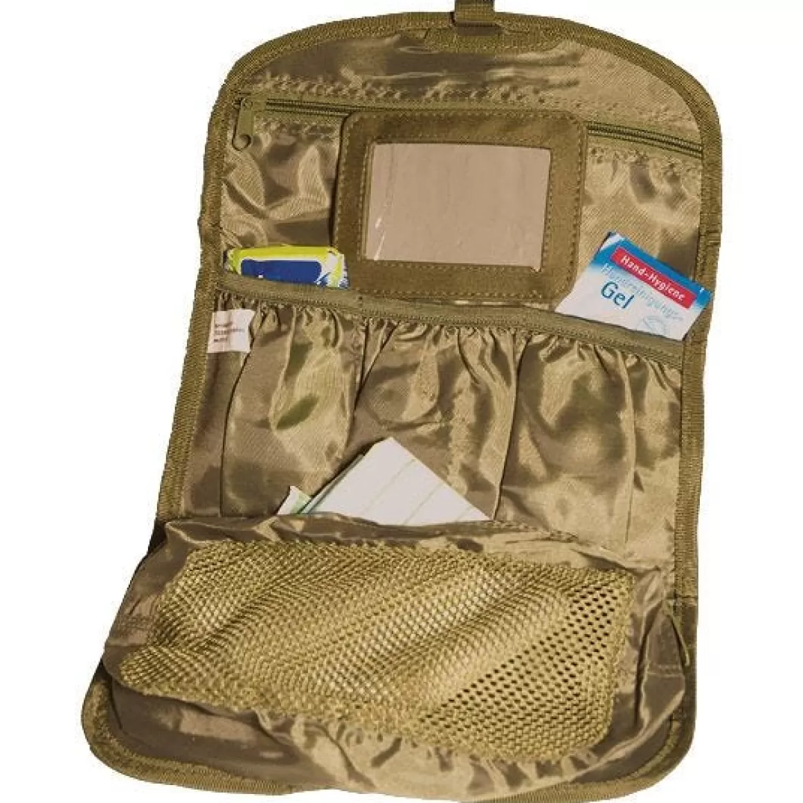 Mil-Tec Emergency & Survival> British Army Toiletry Bag Coyote