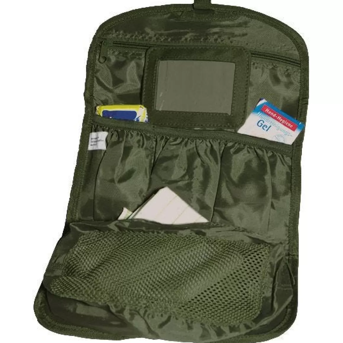 Mil-Tec Emergency & Survival> British Army Toiletry Bag Olive