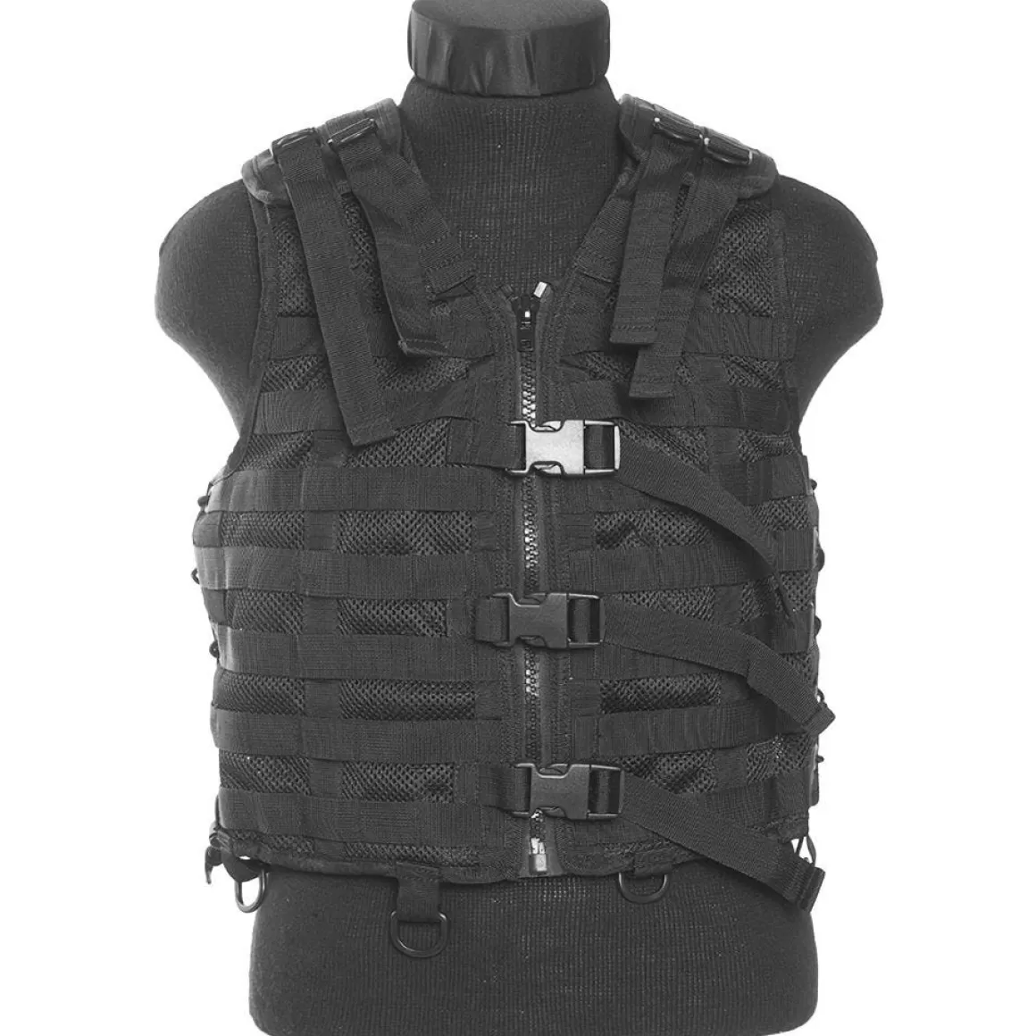 Mil-Tec Vests> Carrier Vest 'Modular System' Black