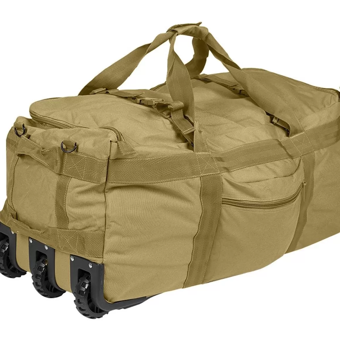 Mil-Tec Luggage> Combat Carrying Duffel With Rolls Coyote