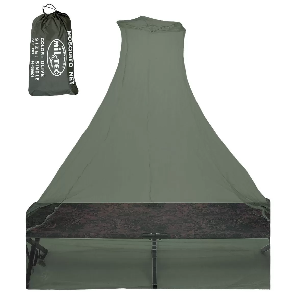 Mil-Tec Sleeping Gear> Double Mosquito Net With Bag Olive