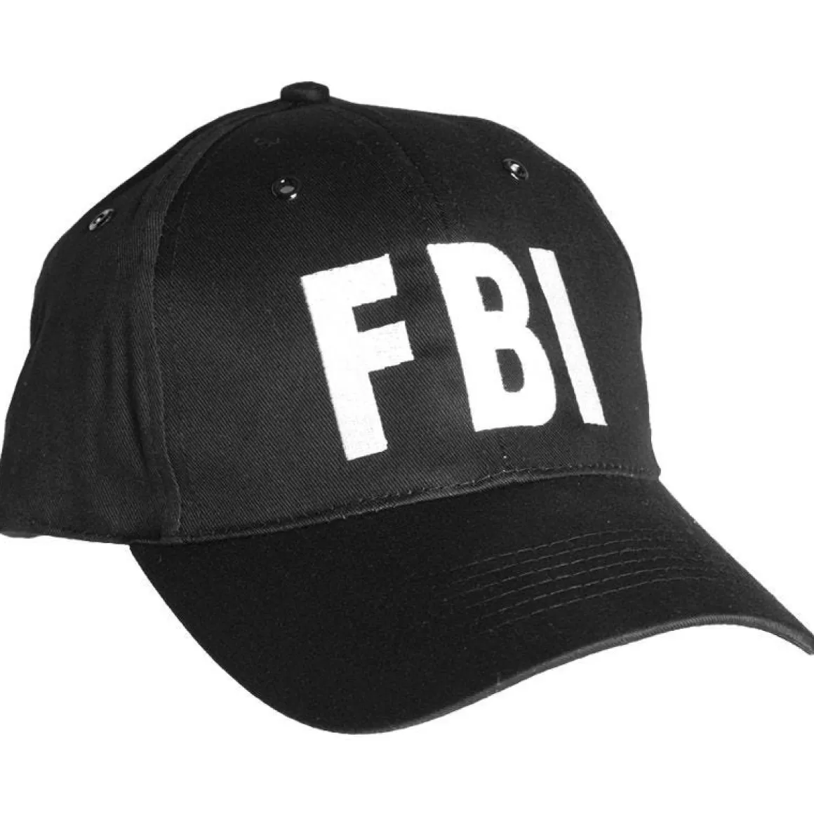 Flyye Industries Headwear>Mil-Tec Fbi Baseball Cap With Plastic Band Black