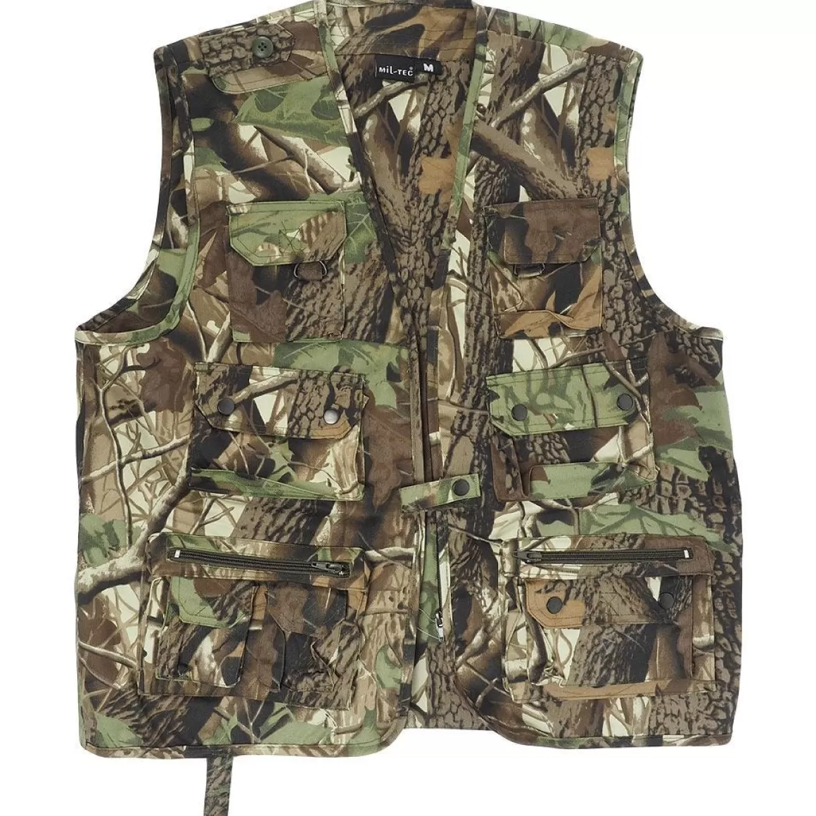 Mil-Tec Multipurpose Vests> Fishing Vest Hunting Camo