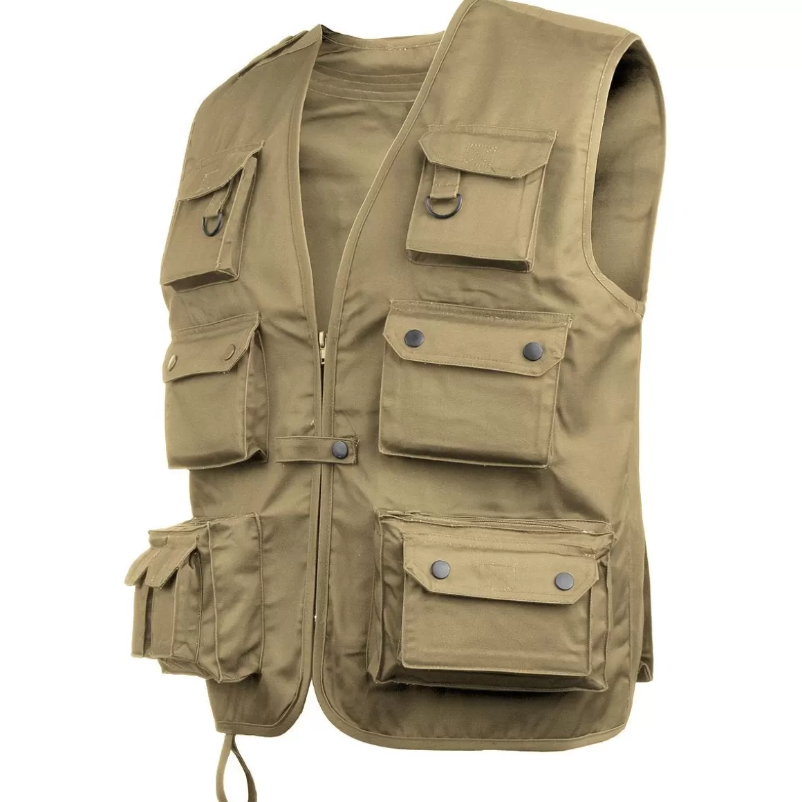 Mil-Tec Multipurpose Vests> Fishing Vest Khaki