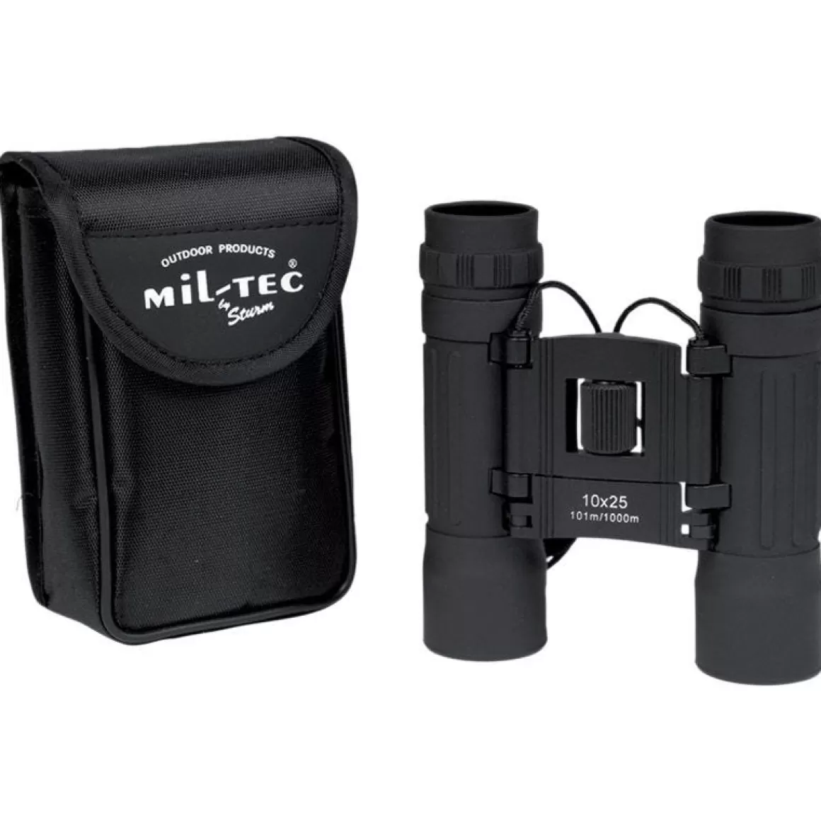 Mil-Tec Monoculars & Binoculars> Foldable Binocular 10X25 Black