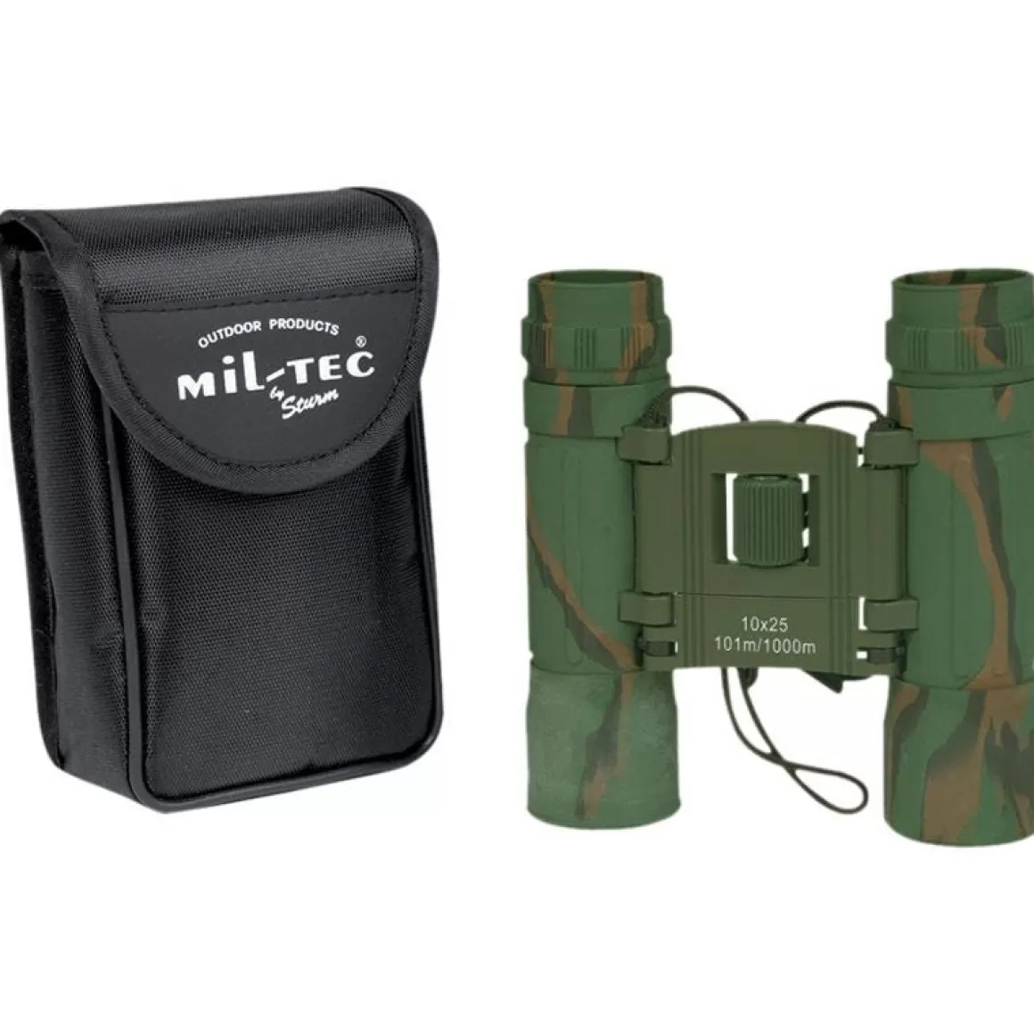 Mil-Tec Monoculars & Binoculars> Foldable Binocular 10X25 Camo