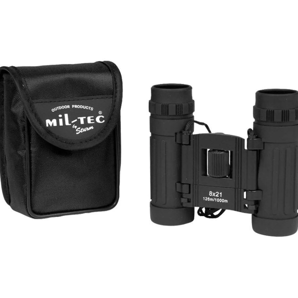 Mil-Tec Monoculars & Binoculars> Foldable Binocular 8X21 Black