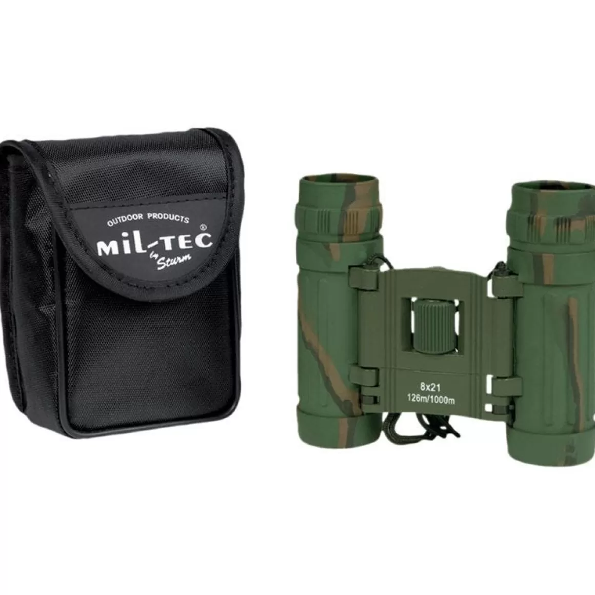 Mil-Tec Monoculars & Binoculars> Foldable Binocular 8X21 Camo