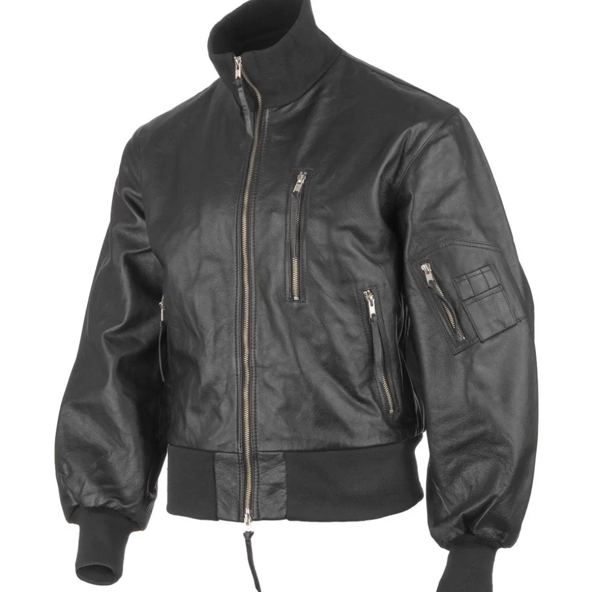 Mil-Tec Jackets & Coats> German Army Leather Flight Jacket Black