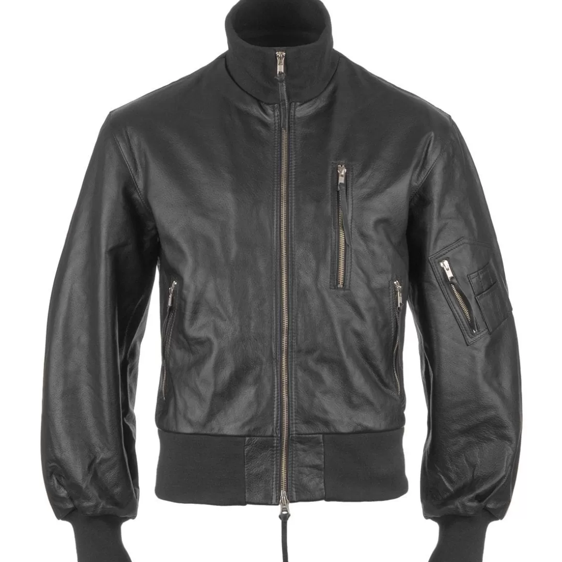 Mil-Tec Jackets & Coats> German Army Leather Flight Jacket Black