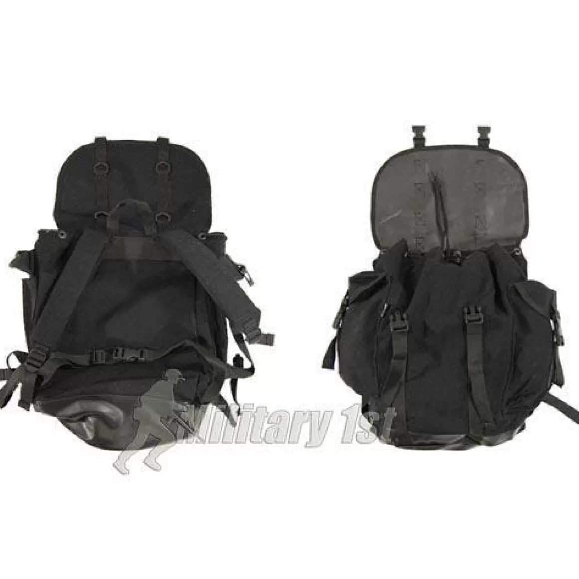 Mil-Tec Backpacks & Rucksacks> German Army Mountain Rucksack Black