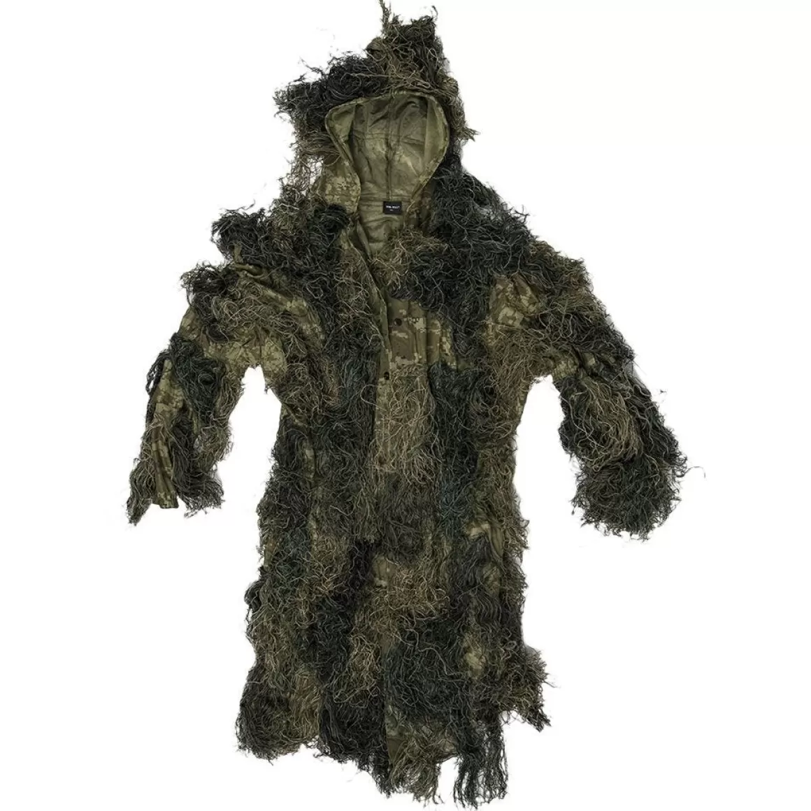 Mil-Tec Ghillie Suits> Ghillie Parka Anti-Fire Basic Woodland