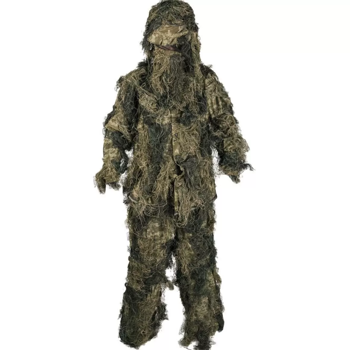 Mil-Tec Ghillie Suits> Ghillie Suit Anti-Fire Basic Woodland