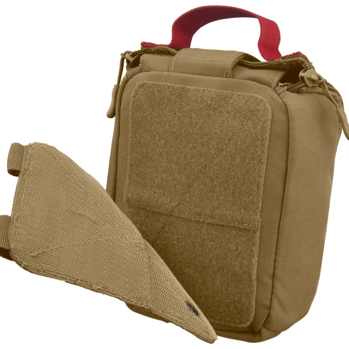 Mil-Tec Utility Pouches> Individual First Aid Kit Laser Cut Pouch Dark Coyote