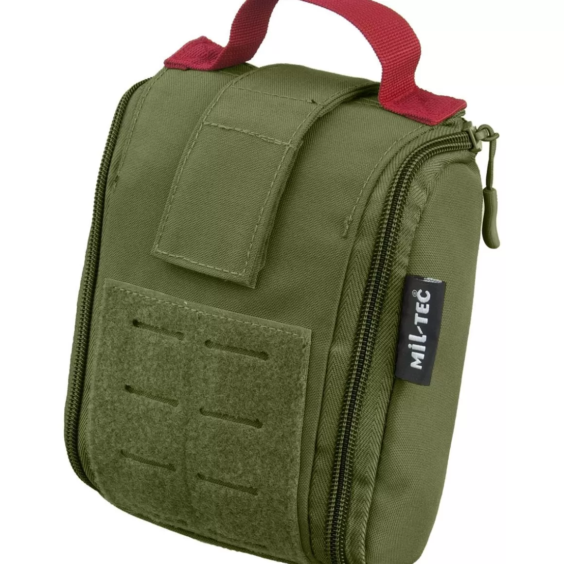 Mil-Tec Utility Pouches> Individual First Aid Kit Laser Cut Pouch Olive