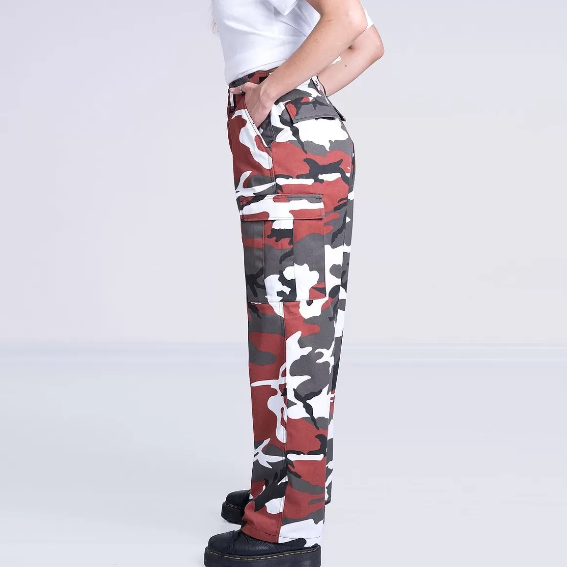 Helikon Trousers>Mil-Tec Ladies Ranger Trousers Red Camo