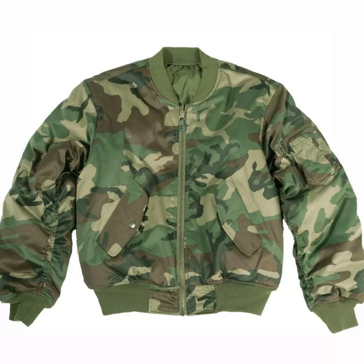 Mil-Tec Jackets & Coats> Ma-1 Flight Jacket Woodland