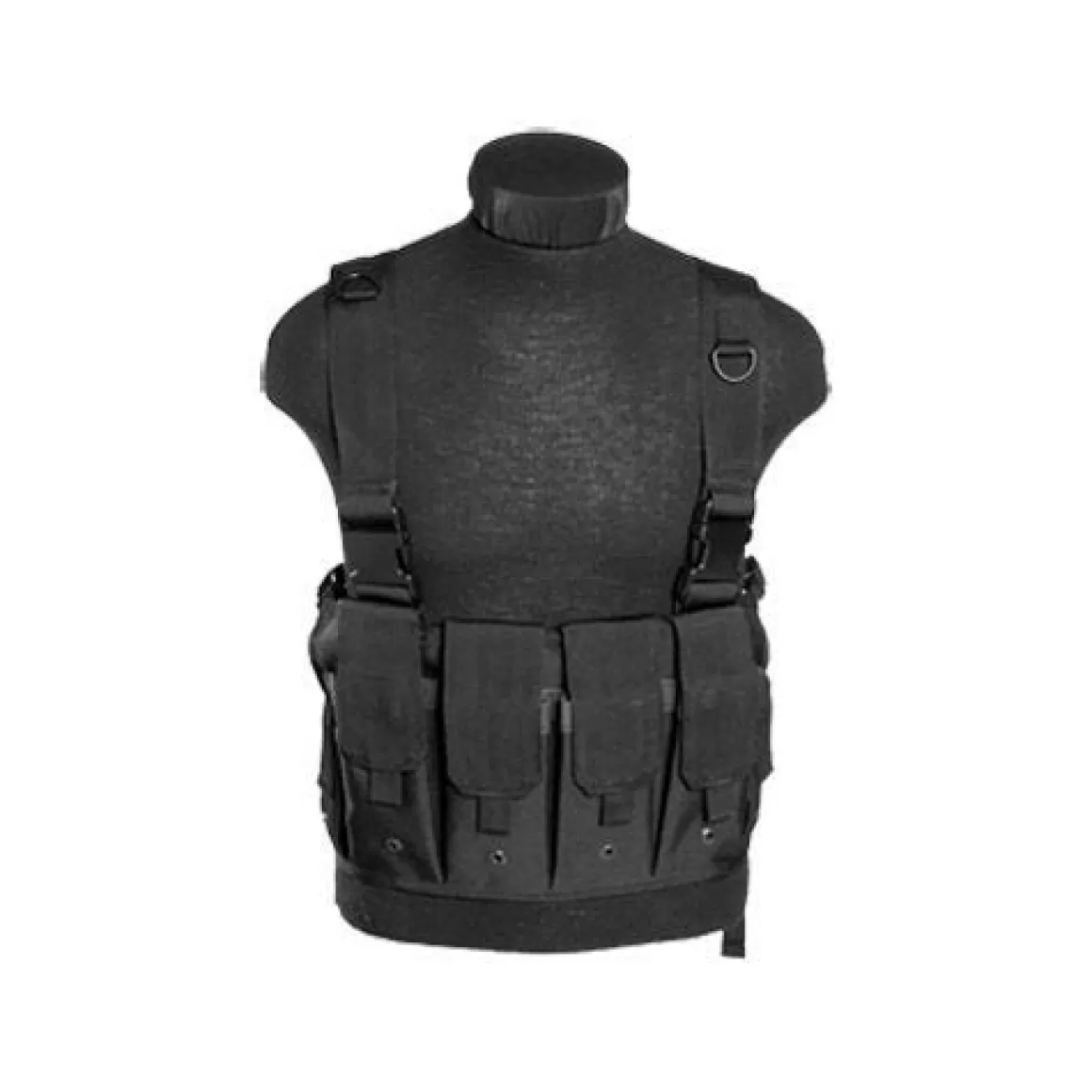 Mil-Tec Chest Rigs> Mag Carrier Chest Rig Black