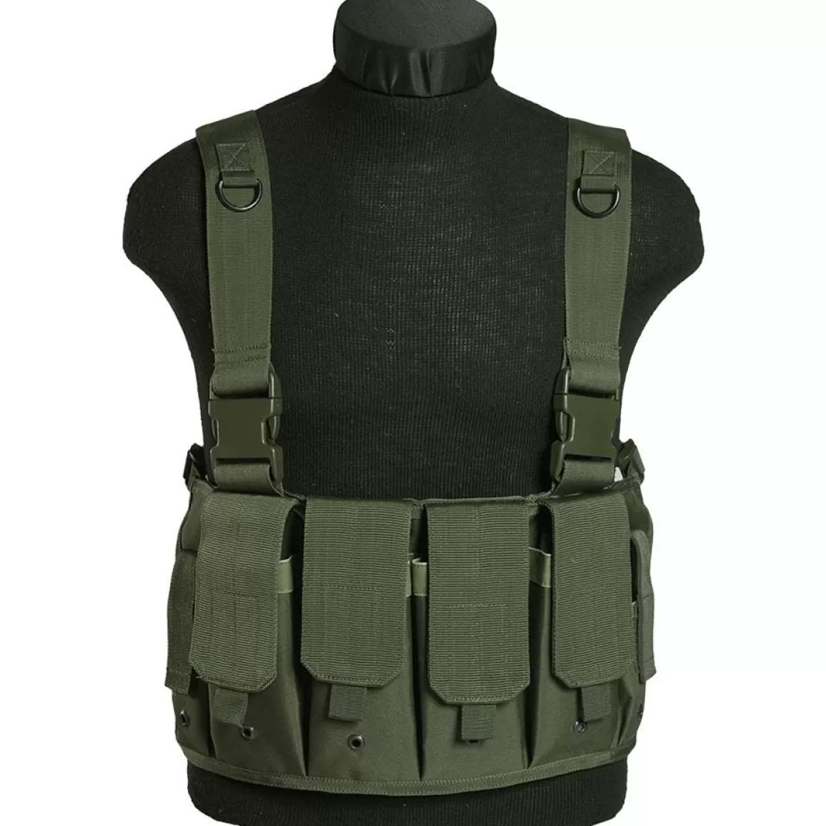 Mil-Tec Chest Rigs> Mag Carrier Chest Rig Olive