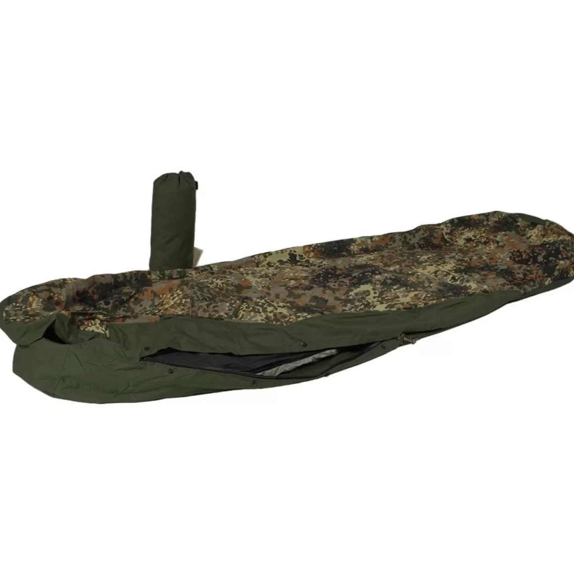 Mil-Tec Sleeping Gear> Modular 3 Layer Sleeping Bag Cover Flecktarn