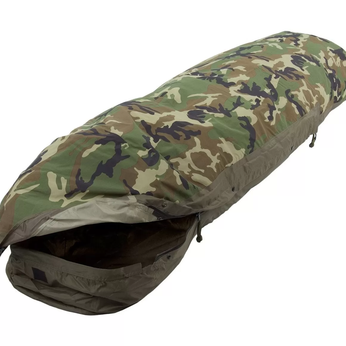 Mil-Tec Sleeping Gear> Modular 3 Layer Sleeping Bag Cover Woodland