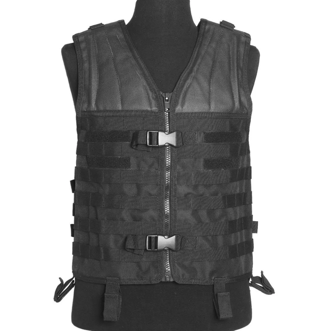 Mil-Tec Vests> Molle Carrier Vest Black