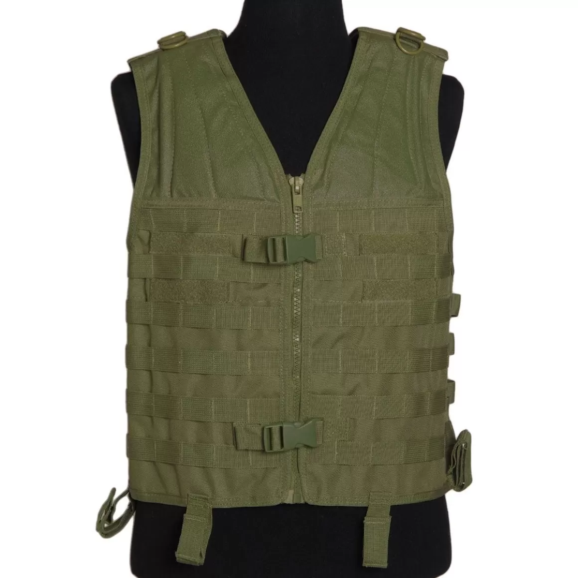 Mil-Tec Vests> Molle Carrier Vest Olive