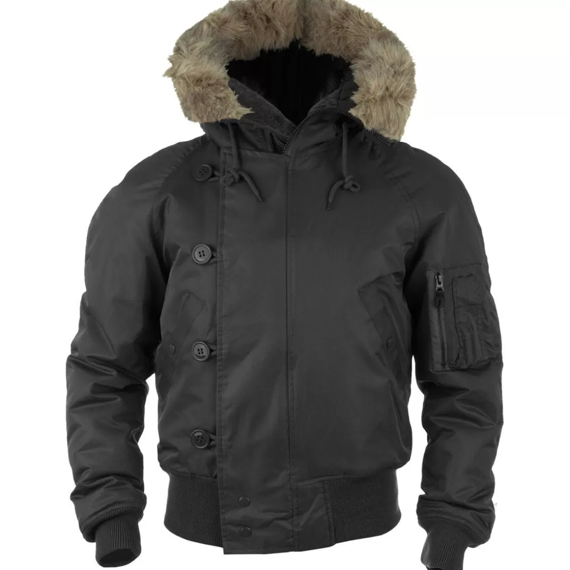 Mil-Tec Jackets & Coats> N-2B Flight Jacket Black