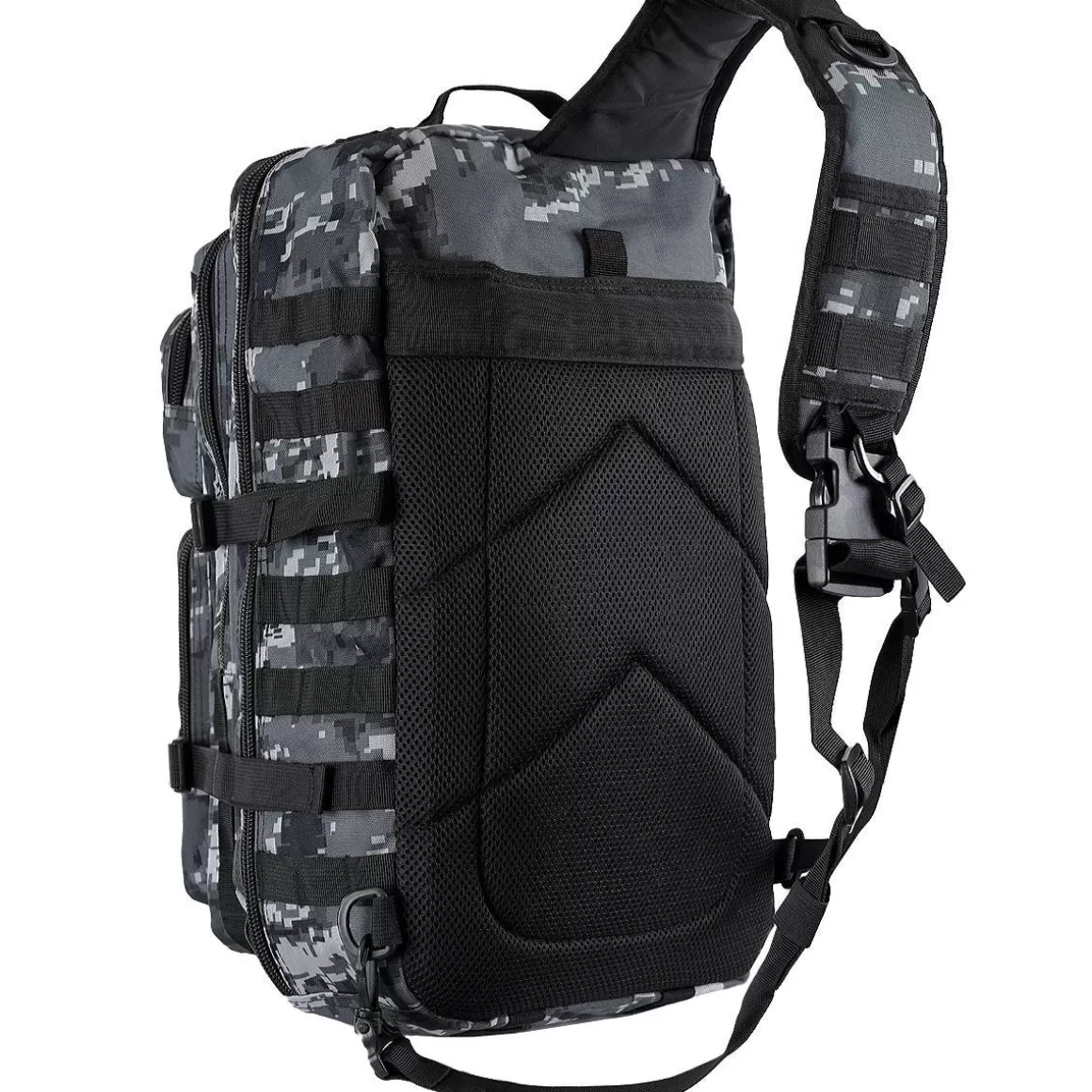 Mil-Tec Shoulder Bags> One Strap Assault Pack Large Black Digital