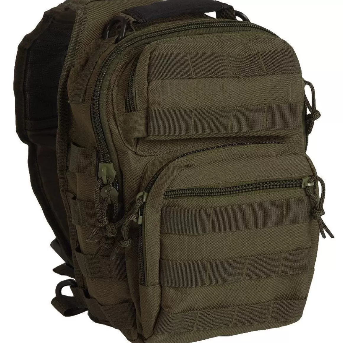 Mil-Tec Backpacks & Rucksacks> One Strap Small Assault Pack Olive