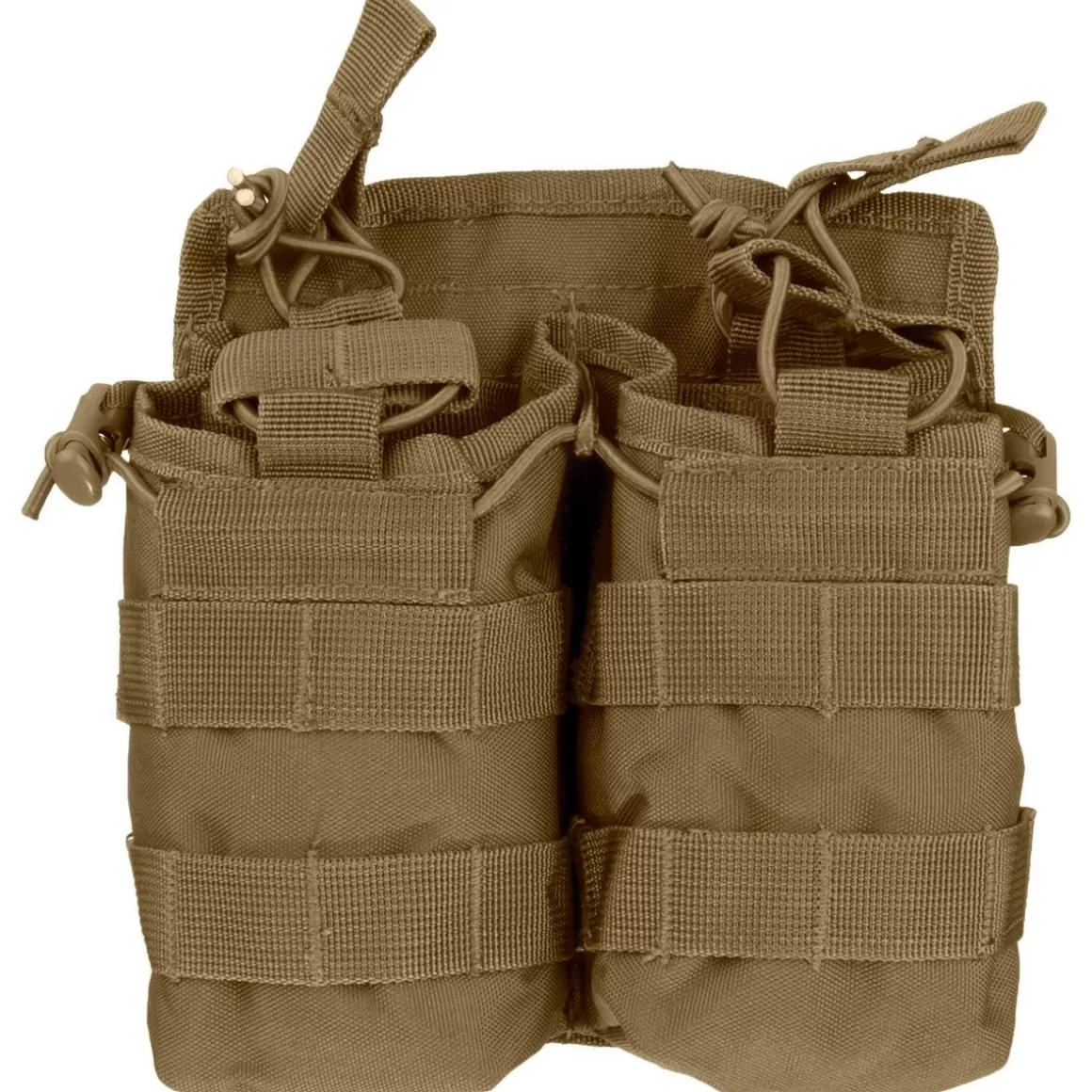 Mil-Tec Magazine Pouches> Open Top Double Mag Pouch Dark Coyote