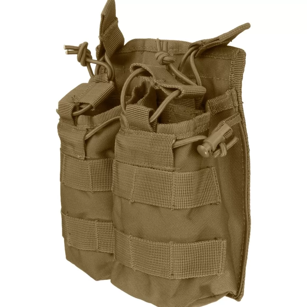 Mil-Tec Magazine Pouches> Open Top Double Mag Pouch Dark Coyote