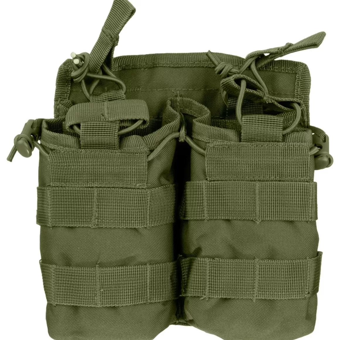 Mil-Tec Magazine Pouches> Open Top Double Mag Pouch Olive