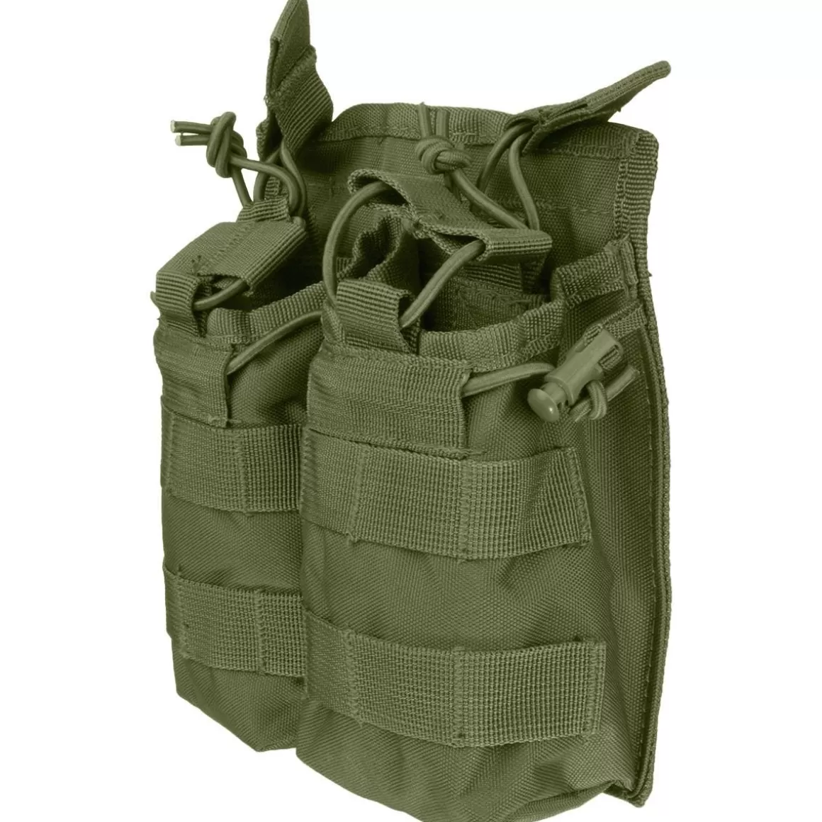 Mil-Tec Magazine Pouches> Open Top Double Mag Pouch Olive