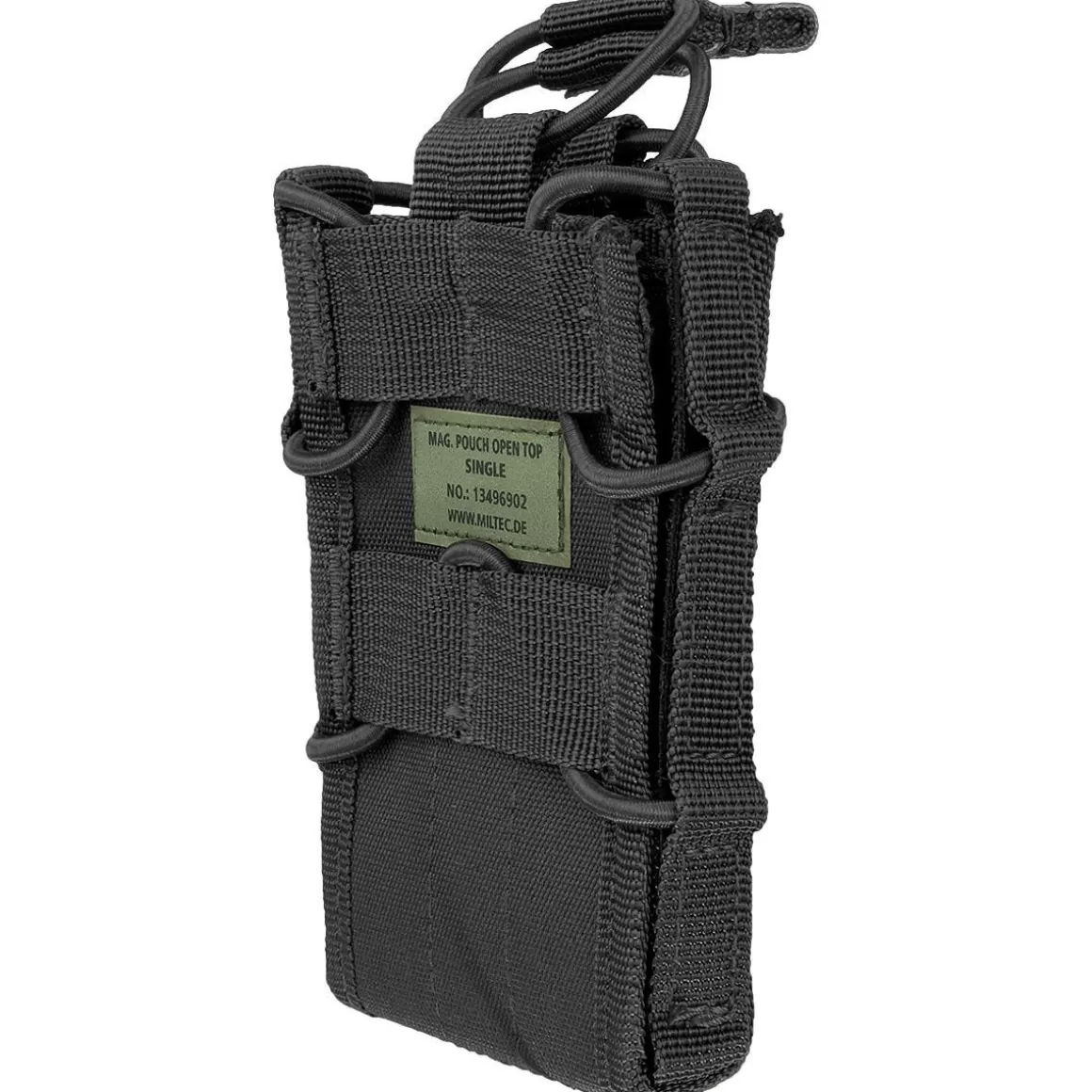 Mil-Tec Magazine Pouches> Open Top Single Mag Pouch Black