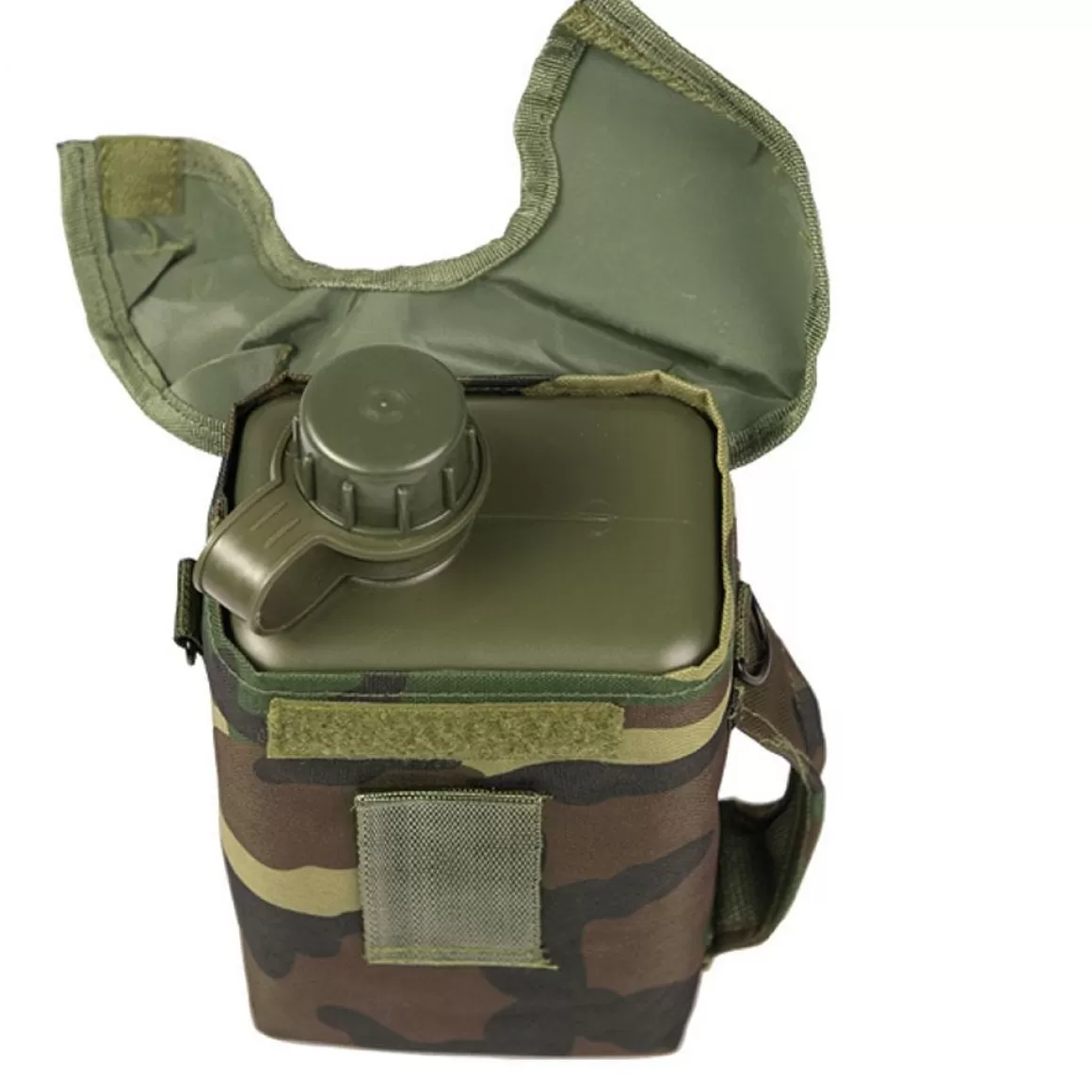 Mil-Tec Water & Hydration> Patrol Canteen With Cover And Strap 2 Litres Woodland