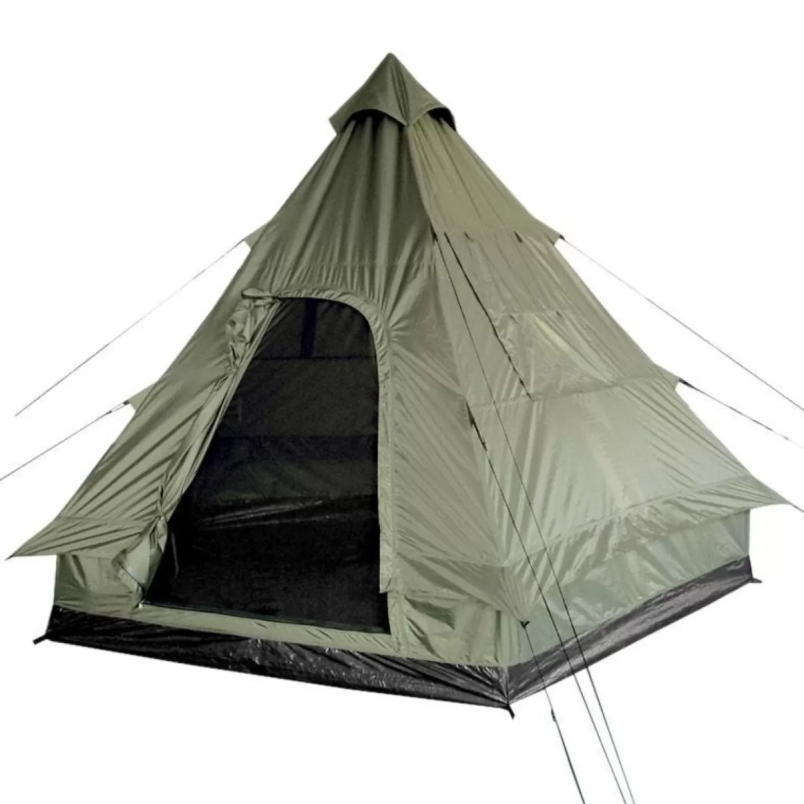 Mil-Tec Bashas, Bivis & Tents> Pyramid Tent ''Tipi'' Olive