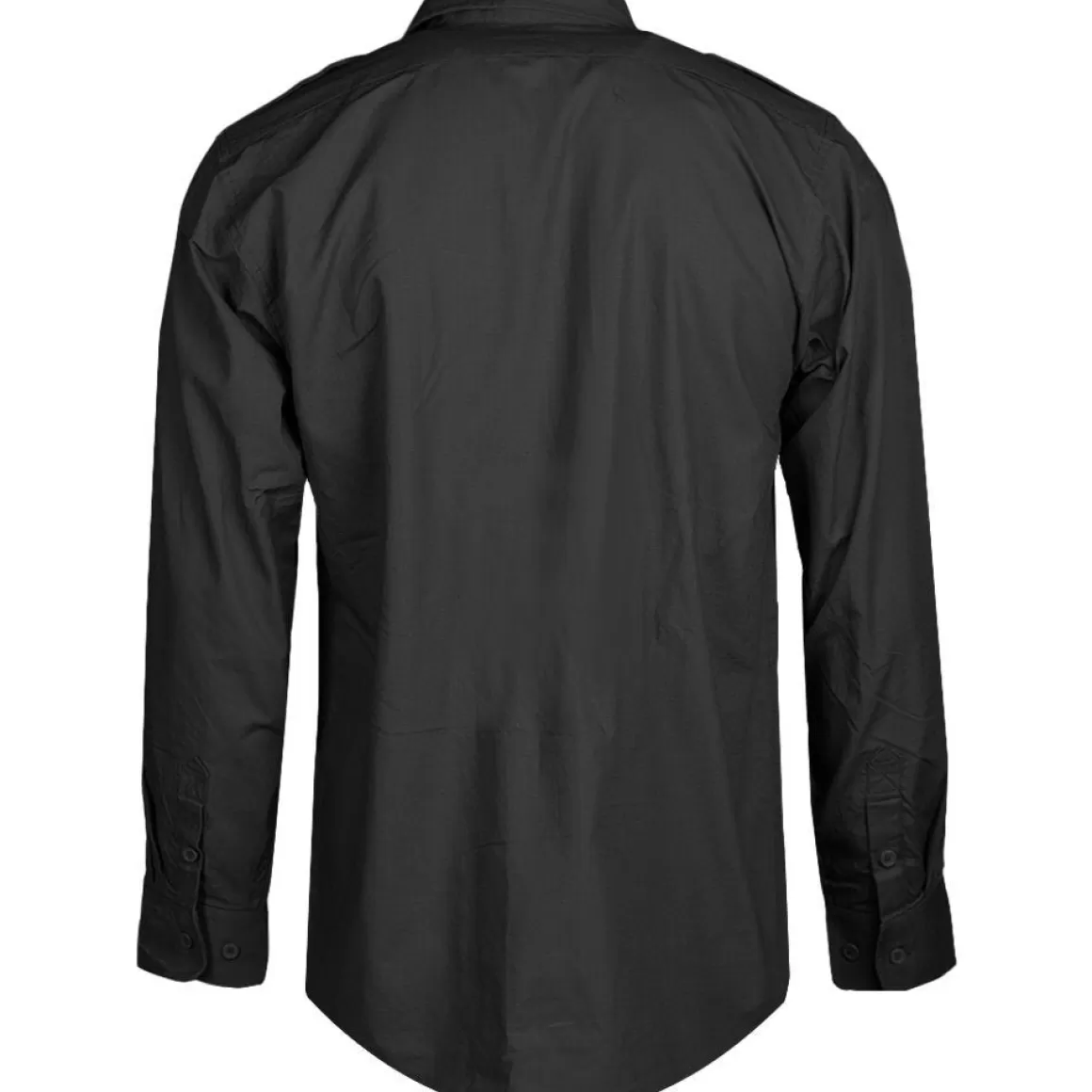 Flyye Industries Shirts>Mil-Tec Ripstop Shirt Long Sleeve Black